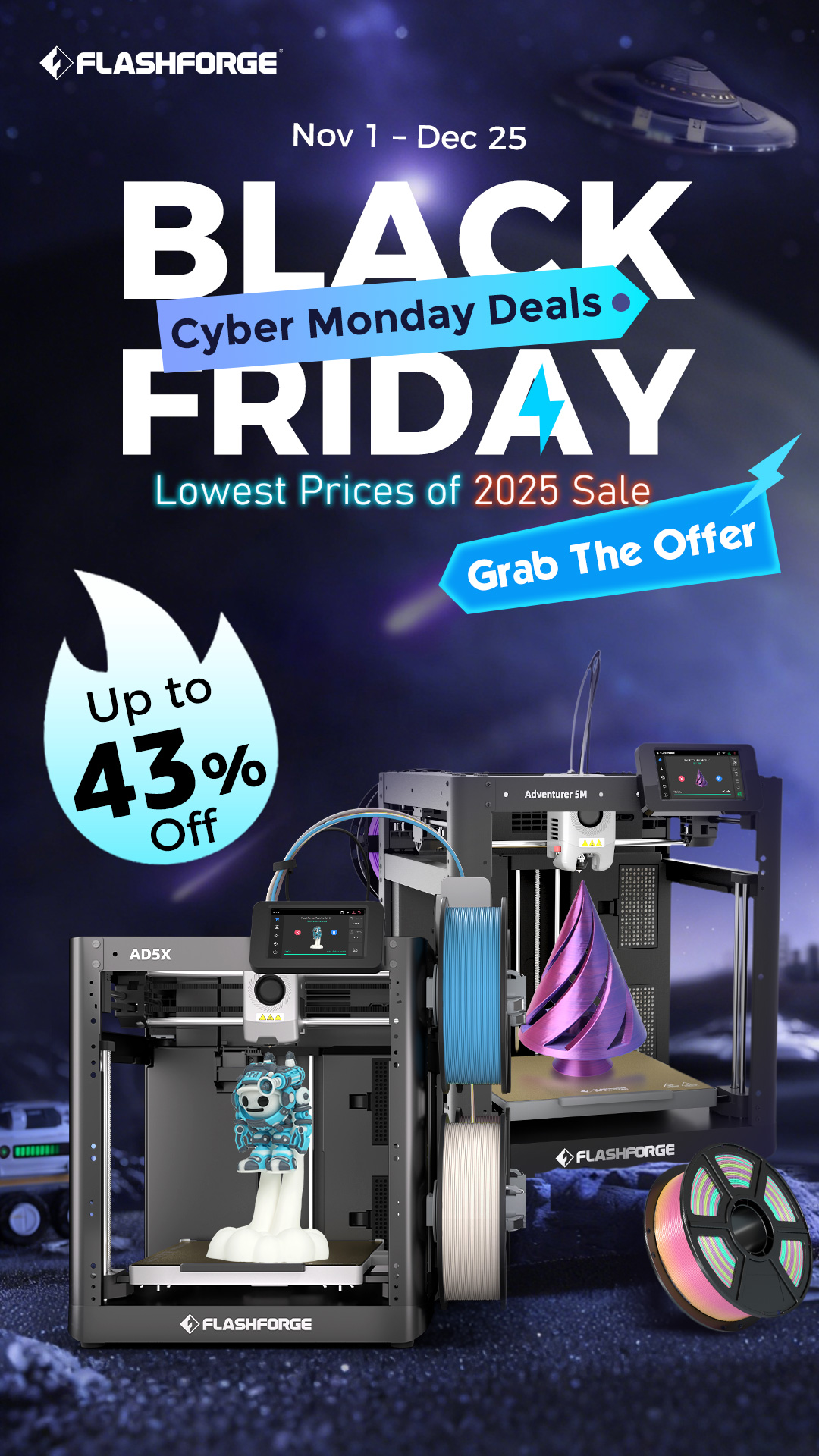 Flashforge Filament Lucky Box 