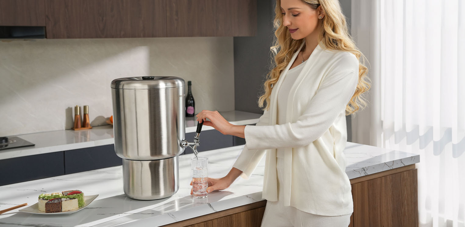 glacierfresh countertop water filter system